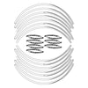 Kit strisce adesive per cerchi Mt03 ruote 17 compatibili con moto Yamaha Mt-03