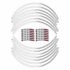 Kit strisce adesive per cerchi ruote 17 compatibili con Suzuki GSXS 750-1000