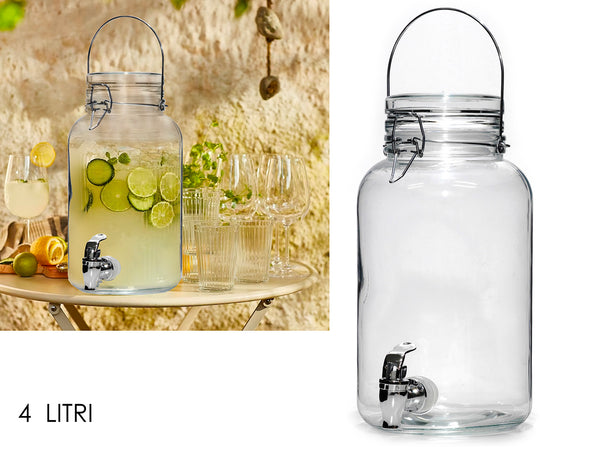 Dispenser Bevande con Rubinetto 4 LT