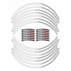 Kit strisce adesive per cerchi ruote 17 compatibili con Suzuki GSXS 950-1000