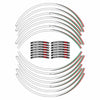 Kit strisce adesive per cerchi ruote 17 compatibili con Suzuki GSXS 950-1000
