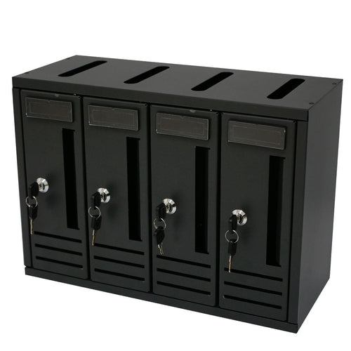 Cassetta postale condominiale componibile da muro buca lettere da esterno in acciaio Made in Italy