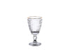 Set 6 calici vino in vetro Sunflower Gold
