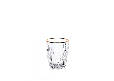 Set 6 bicchieri in vetro Kreaty Gold