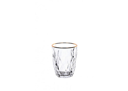 Set 6 bicchieri in vetro Kreaty Gold