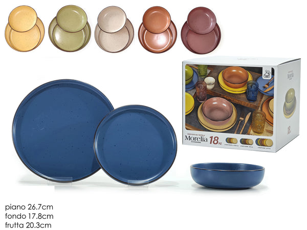 Piatto Piano Servizio da Tavola 'Morelia Mix'