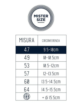 Mister Size - Profilattici 3pz 47