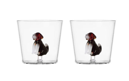 Ichendorf Set 2 tumbler DOG English foxhound
