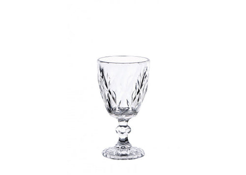 Set 6 calici vino in vetro kreaty 25 cl