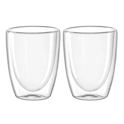 set 2 tazze Leonardo in vetro trasparente a doppia parete 300 ml