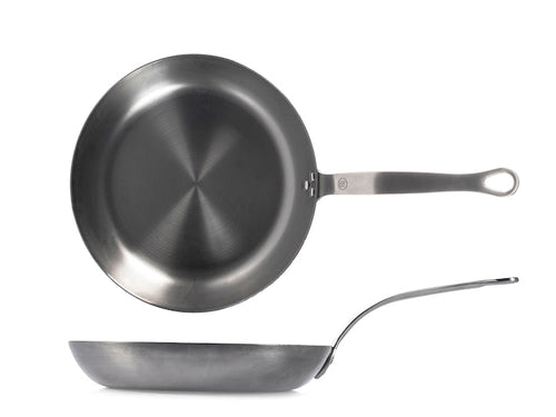 Padella in ferro con manico in acciaio inox diametro cm 26