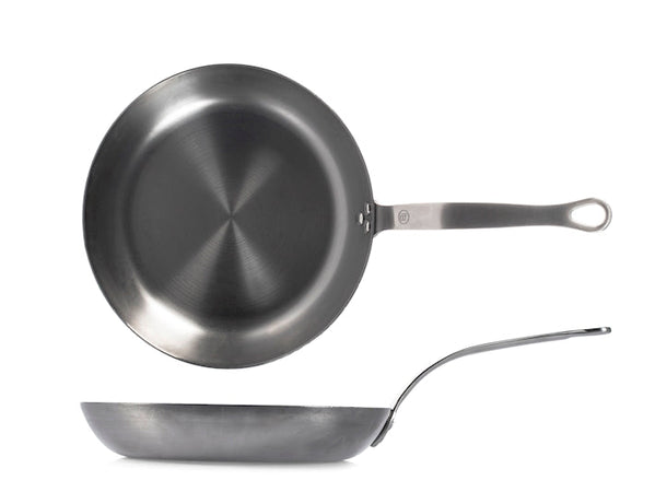 Padella in ferro con manico in acciaio inox diametro cm 26