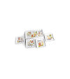Set aperitif 5 pezzi cocktail 1 vass. Rett.39X20cm + 4 vass. Picc. 18X18