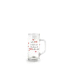 Bicchiere birra con manico 40 cl con scritta la vita va presa un bicchiere di birra alla volta