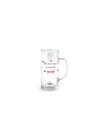 Bicchiere birra con manico 40 cl con scritta un vero amico ti porta la birra