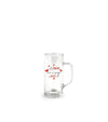 Bicchiere birra con manico 40 cl con scritta la birra non si spiega si beve
