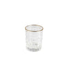 Set sei bicchieri acqua filo oro h 10cm new paris