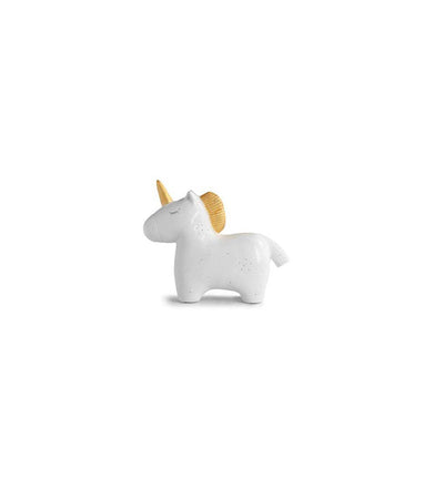 Lampada unicorno in ceramica