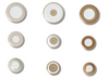 Set 18 pezzi fantasia mista mix match circolari