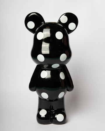 Salvadanaio Teddy black 24 cm
