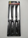 Kelama deluxe coltello da tavola nero 6 pz