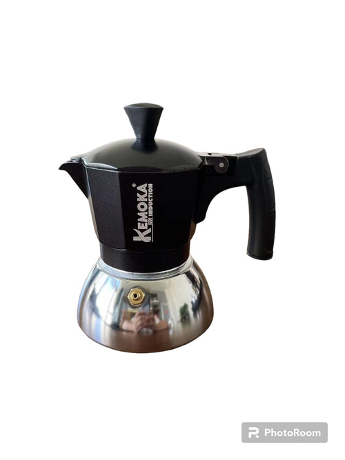 Caffettiera KEMOKA Induzione â? 3 Tazze â? Confezione Scatolata