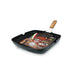 Grill Pieghevole 24x24 cm con Manico in Legno