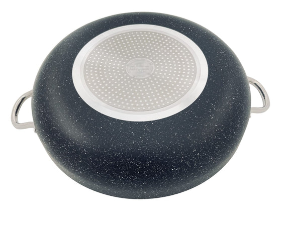 Tegame in Alluminio Alimentare 40 cm con 2 Manici in Acciaio
