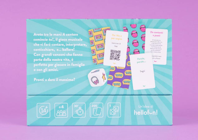 A cantare comincia tu - Carte da gioco