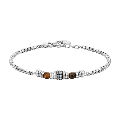 Luca Barra - Bracciale pietre occhio di tigre