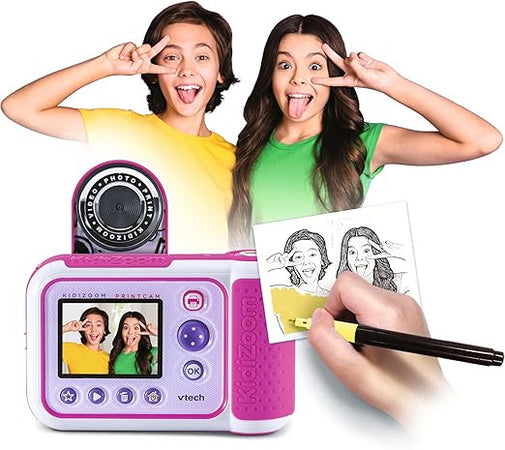 VTech - Macchina Fotografica Kidizoom Printcam Rosa