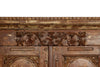 Biscottini Stipo/Libreria in legno con porte antiche realizzata massiccio dimensioni