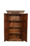 Biscottini Stipo/Libreria in legno con porte antiche realizzata massiccio dimensioni