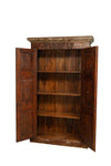 Biscottini Stipo/Libreria in legno con porte antiche realizzata massiccio dimensioni