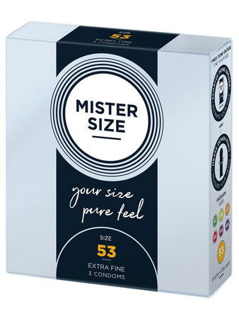 Mister Size - Profilattici 3pz 53