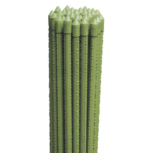 Cannetta in metallo plasticato h 2,4 mt tutore per giardinaggio ed agricoltura