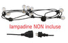 Stringa elettrificata 10 mt 10xE14 con spina schuko e presa modulabile