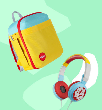 Faba - Set Zaino Zip e Cuffie Dudun