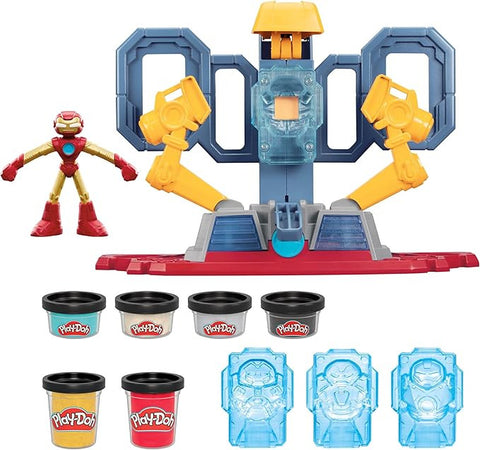 Hasbro - Play-Doh Laboratorio di Creazione dell'Armatura di Iron Man