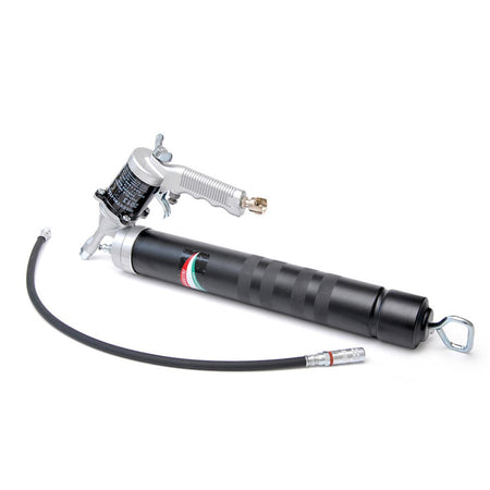 Kit completo siringa grasso pneumatico per ingrassaggio in metallo brunito