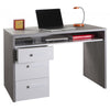 Scrivania con cassetti in legno da ufficio e stanzetta 110 cm postazione porta pc
