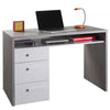 Scrivania con cassetti in legno da ufficio e stanzetta 110 cm postazione porta pc