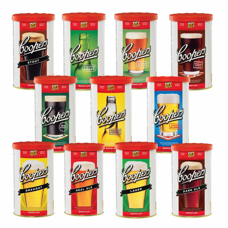 N° 4 malti birra malto preparato coopers kit fermentatore artigianale ferrari