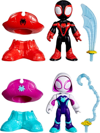Hasbro - Miles Spin Morales Pirata e Ghost-Spider Pirata