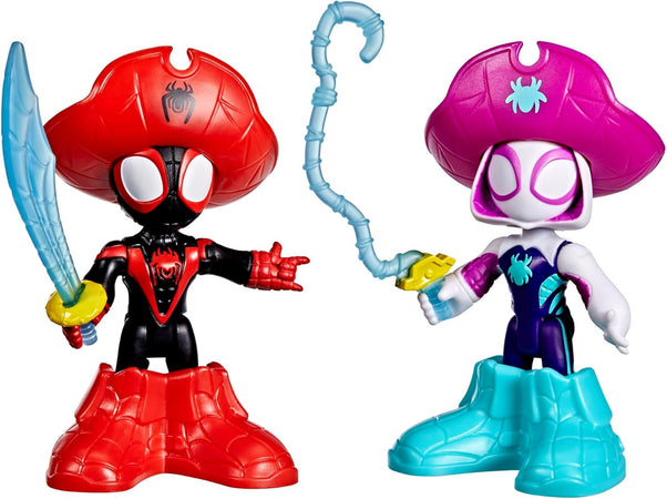 Hasbro - Miles Spin Morales Pirata e Ghost-Spider Pirata