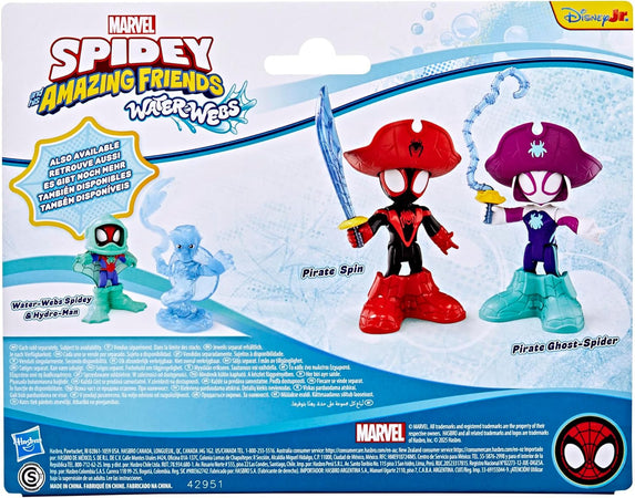 Hasbro - Miles Spin Morales Pirata e Ghost-Spider Pirata