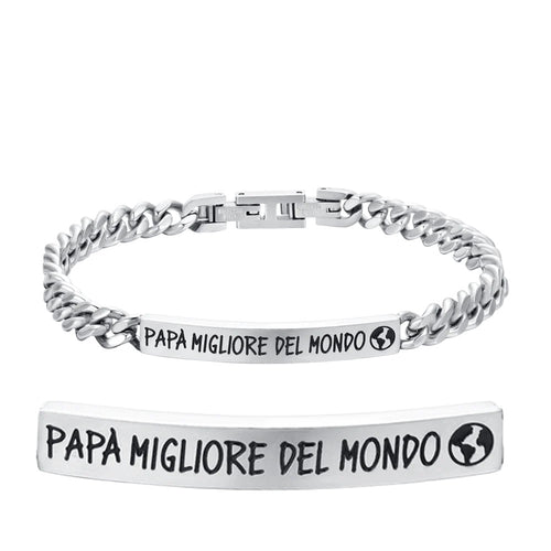 Luca Barra - Bracciale papa' migliore del mondo