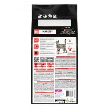 Purina Pro Plan Veterinany Diets secco Gatto DM Diabetes 1,5kg