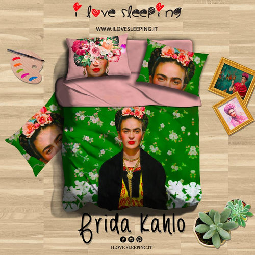 I Love Sleeping Completo lenzuola copriletto FRIDA KAHLO 2502B