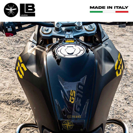 Paraserbatoio Adesivo 3D moto compatibile con BMW G 310 GS 40th ann. 2017-2023